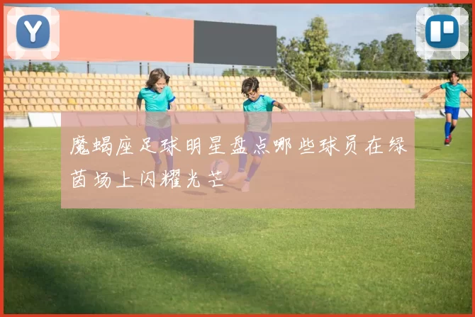 魔蝎座足球明星盘点哪些球员在绿茵场上闪耀光芒