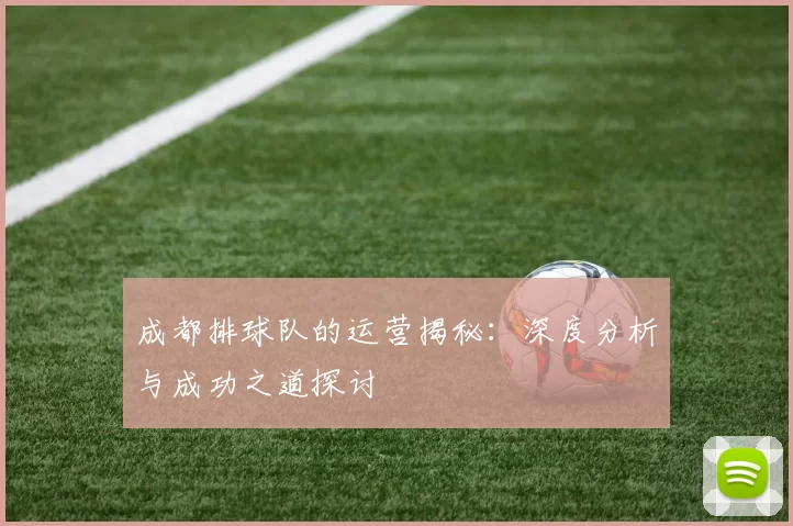 成都排球队的运营揭秘：深度分析与成功之道探讨