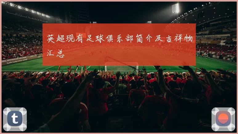 英超现有足球俱乐部简介及吉祥物汇总