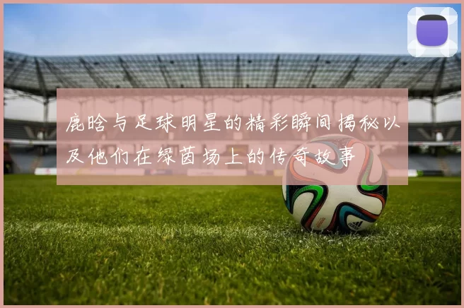 鹿晗与足球明星的精彩瞬间揭秘以及他们在绿茵场上的传奇故事