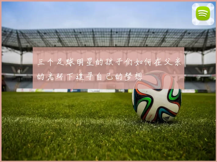 三个足球明星的孩子们如何在父亲的光环下追寻自己的梦想
